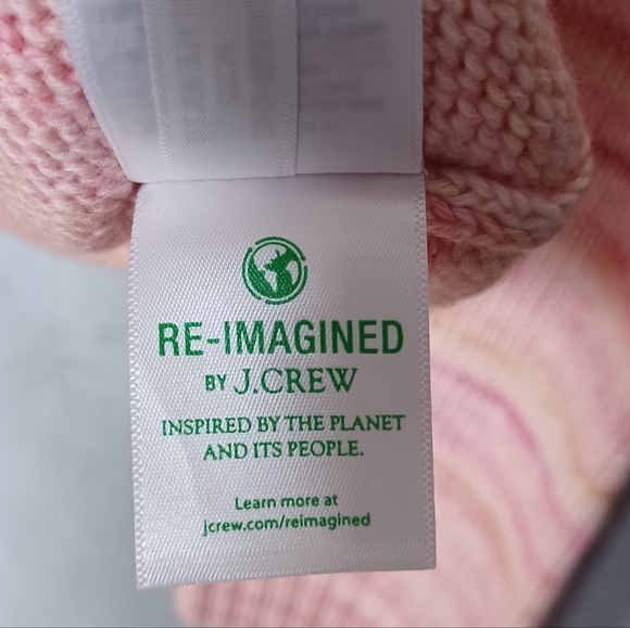NWT J.Crew Women’s Pink Space Dye Knit Sweater M Crewneck Cozy Soft Pullover - Picture 11 of 13